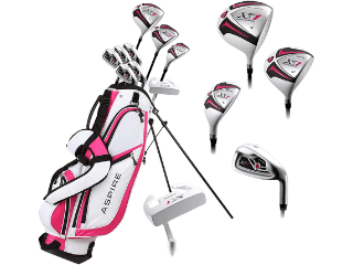 Aspire X1 Ladies Womens Complete Right Handed Golf Clubs Set